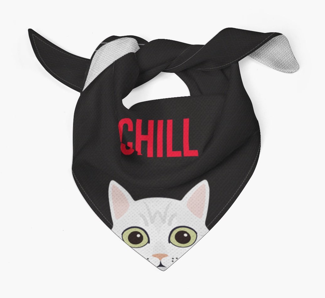 'Chill' - Personalised {breedCommonName} Bandana