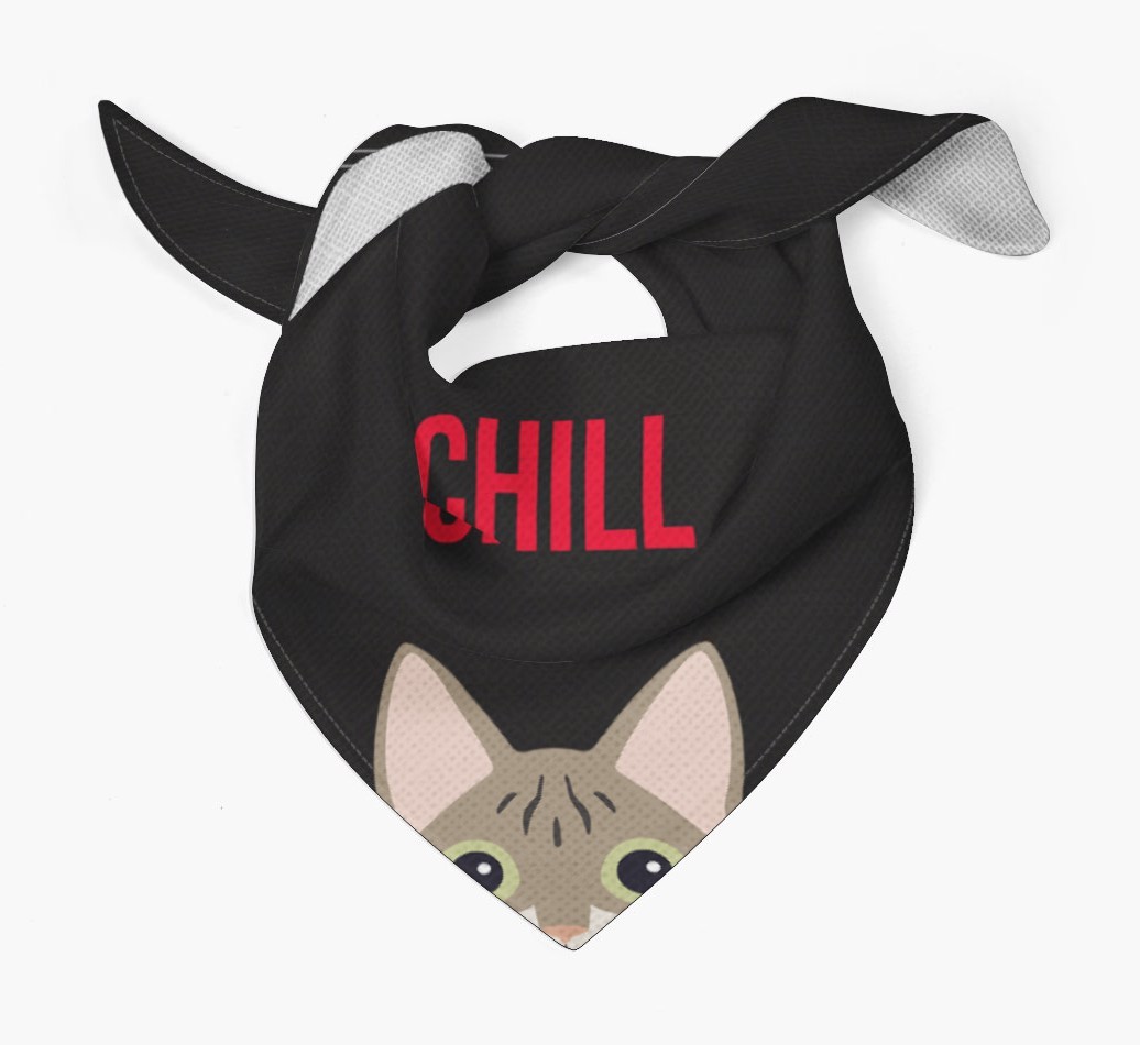 'Chill' - Personalised {breedCommonName} Bandana
