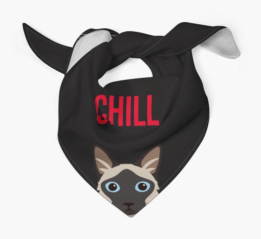 'Chill' - Personalised {breedCommonName} Bandana