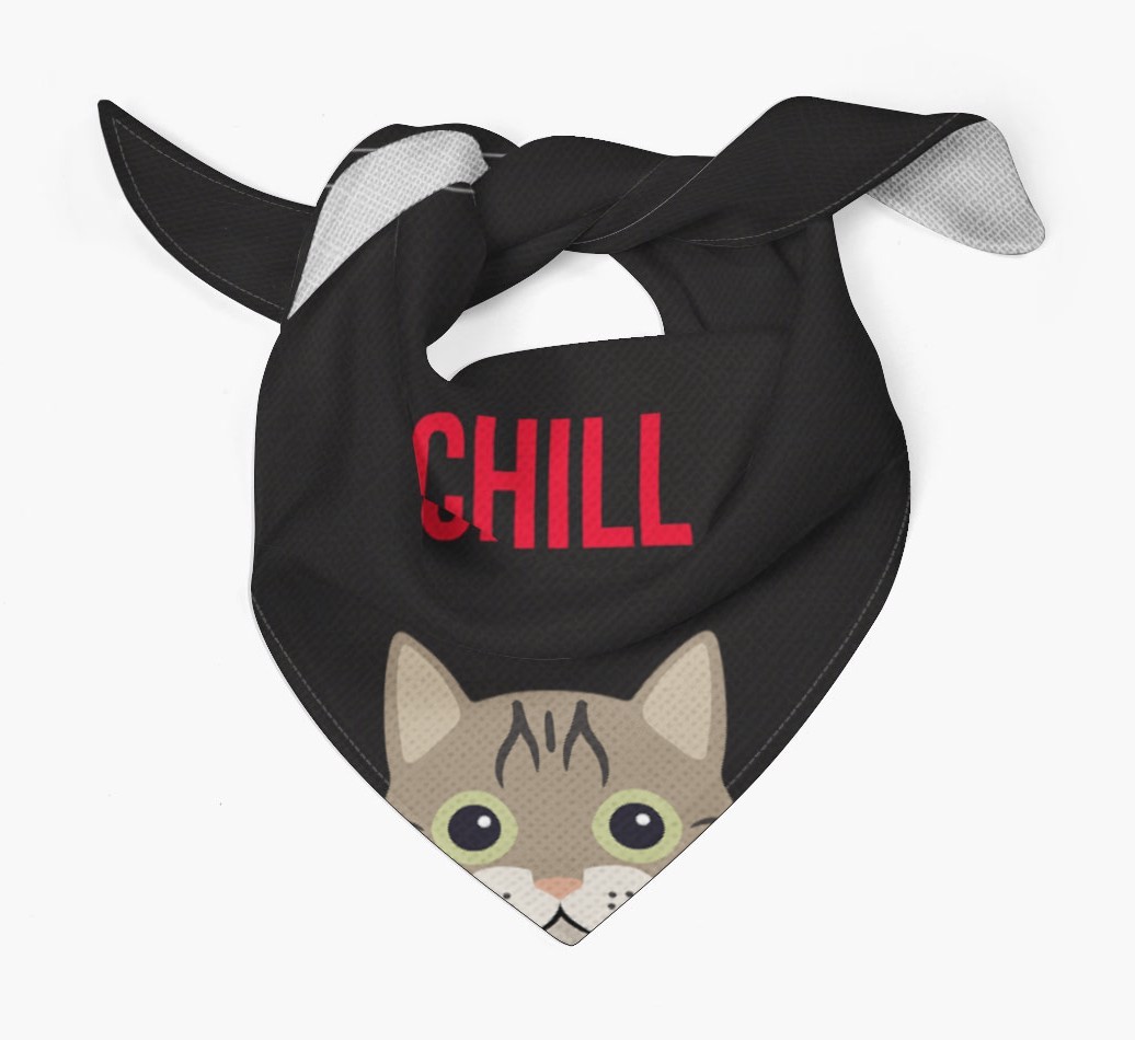 'Chill' - Personalised {breedCommonName} Bandana