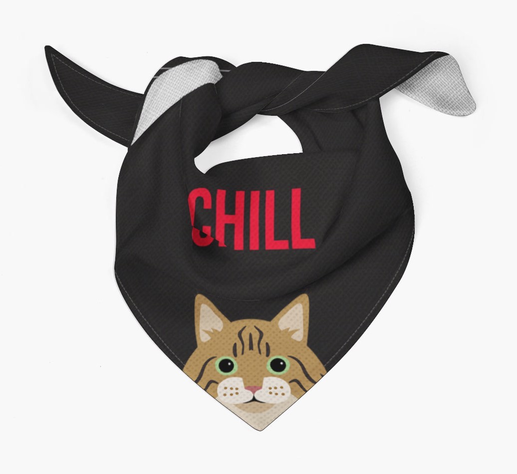 'Chill' - Personalised {breedCommonName} Bandana