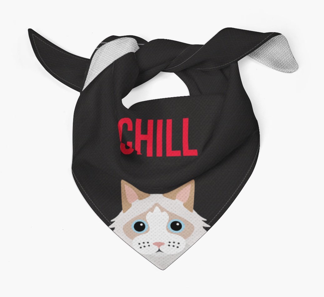 'Chill' - Personalised {breedCommonName} Bandana