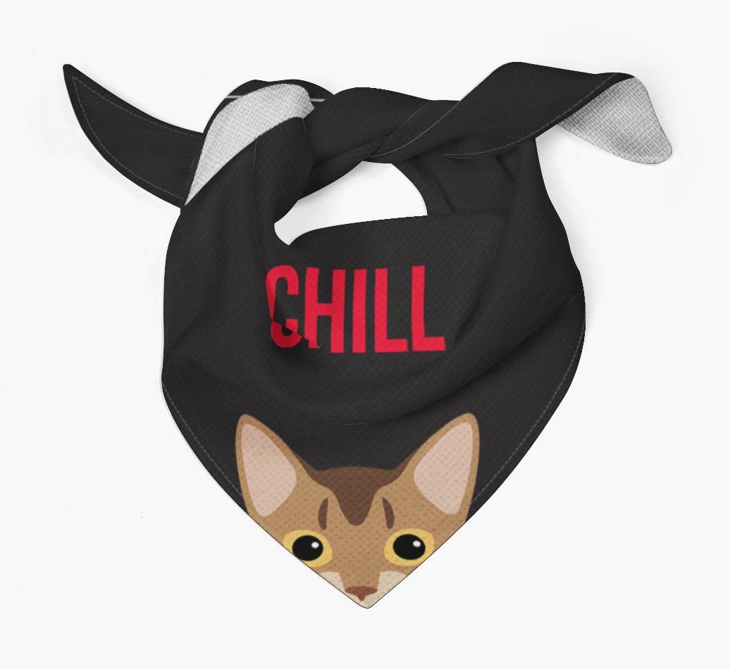 'Chill' - Personalized {breedCommonName} Bandana