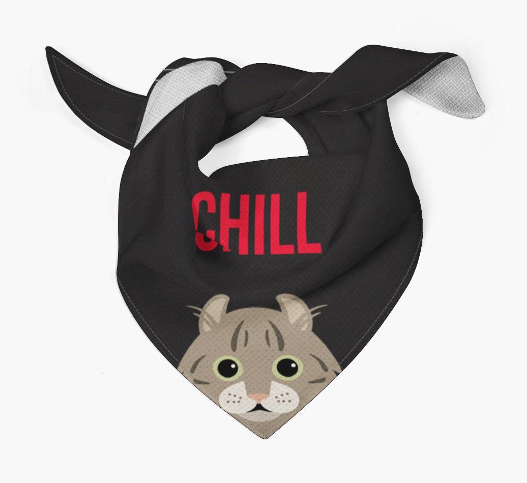 'Chill' - Personalized {breedCommonName} Bandana