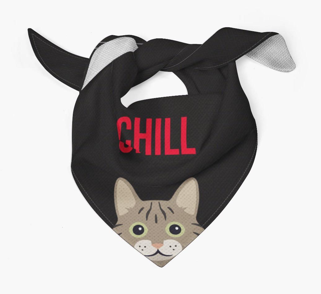 'Chill' - Personalized {breedCommonName} Bandana