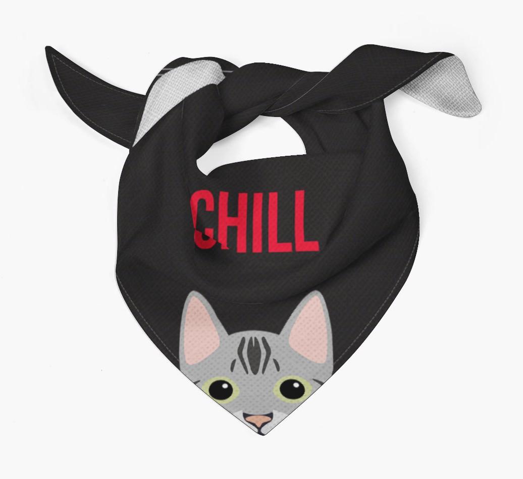 'Chill' - Personalized {breedCommonName} Bandana
