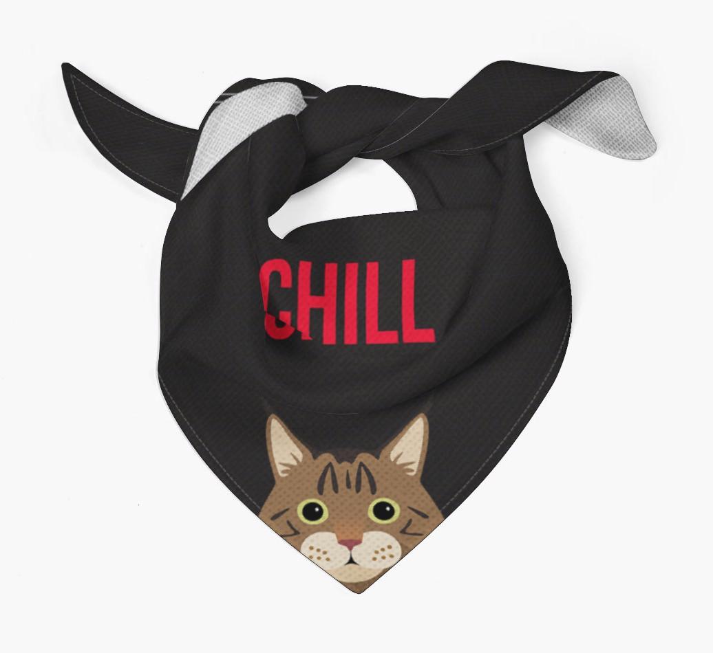 'Chill' - Personalized {breedCommonName} Bandana