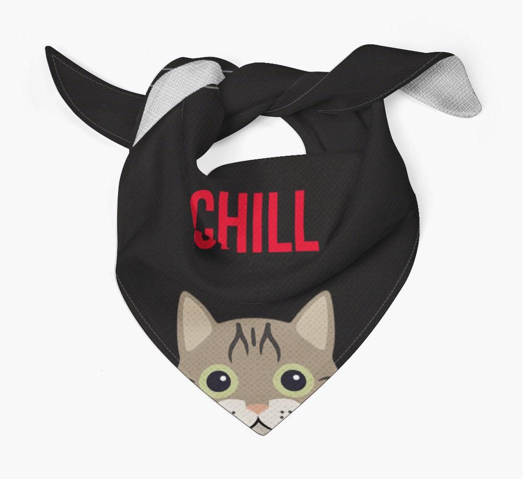 'Chill' - Personalized {breedCommonName} Bandana