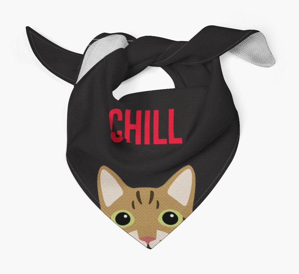 'Chill' - Personalized {breedCommonName} Bandana