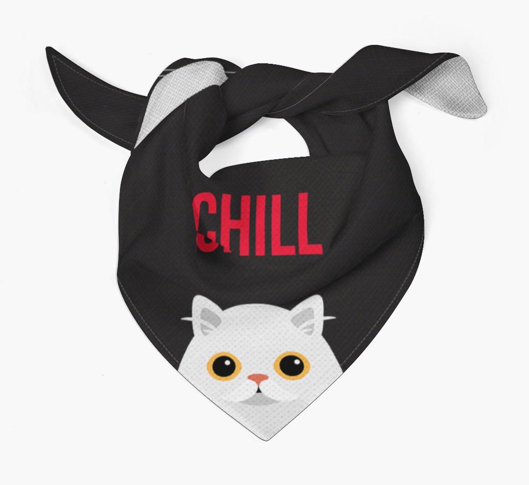 'Chill' - Personalized {breedCommonName} Bandana
