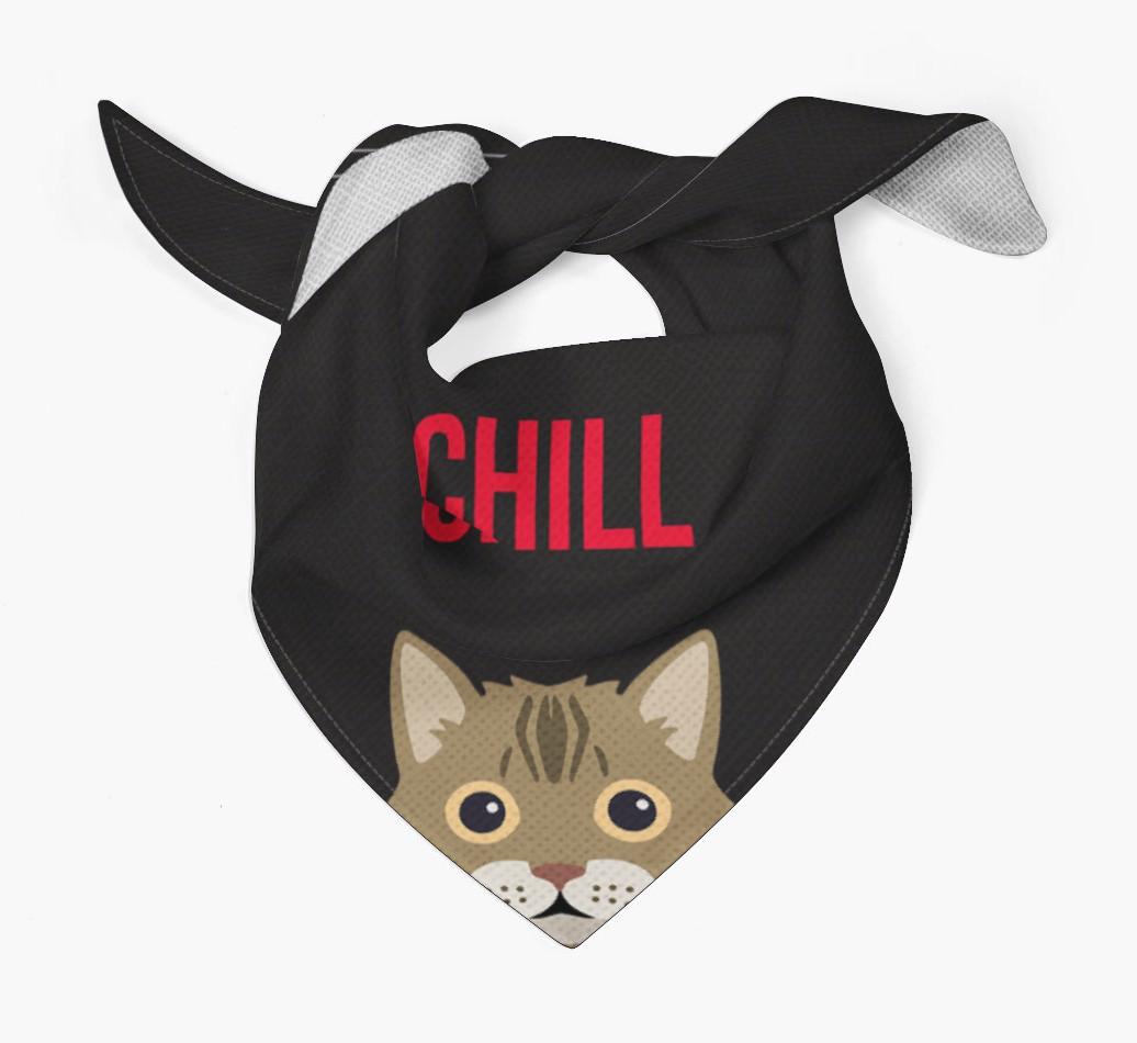 'Chill' - Personalized {breedCommonName} Bandana