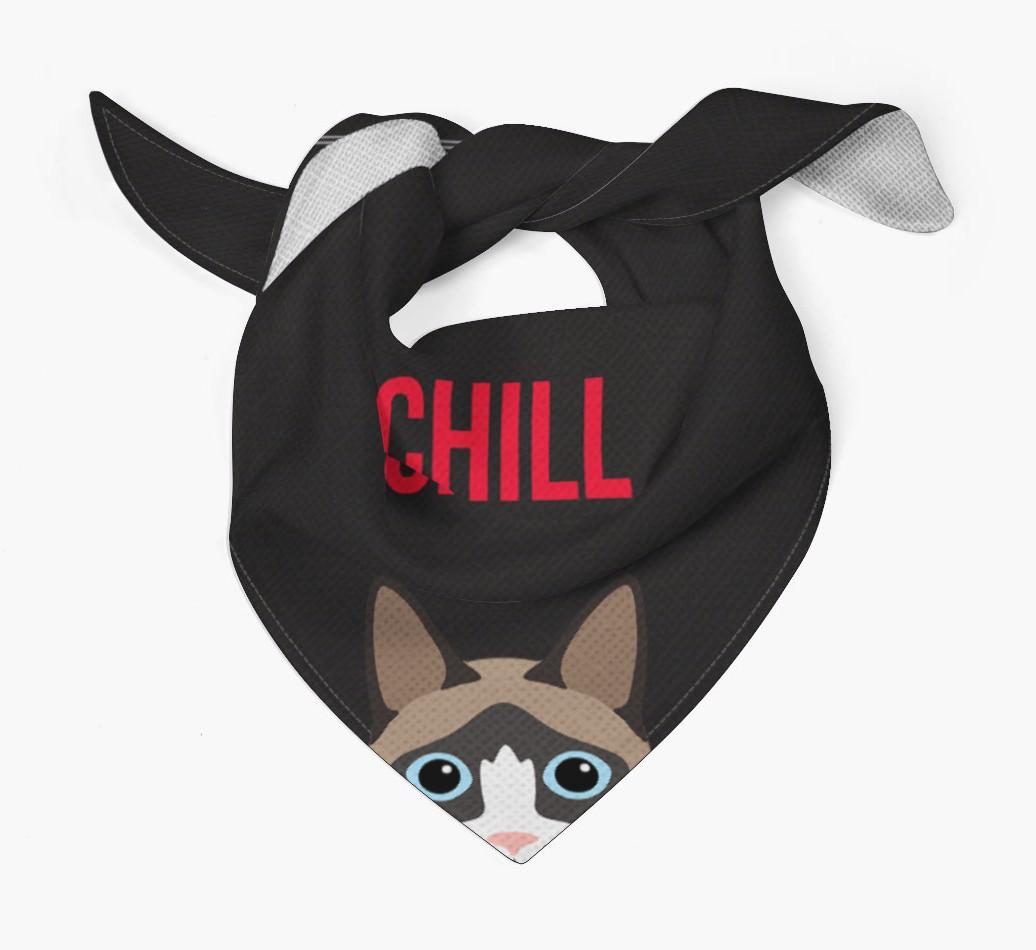 'Chill' - Personalized {breedCommonName} Bandana