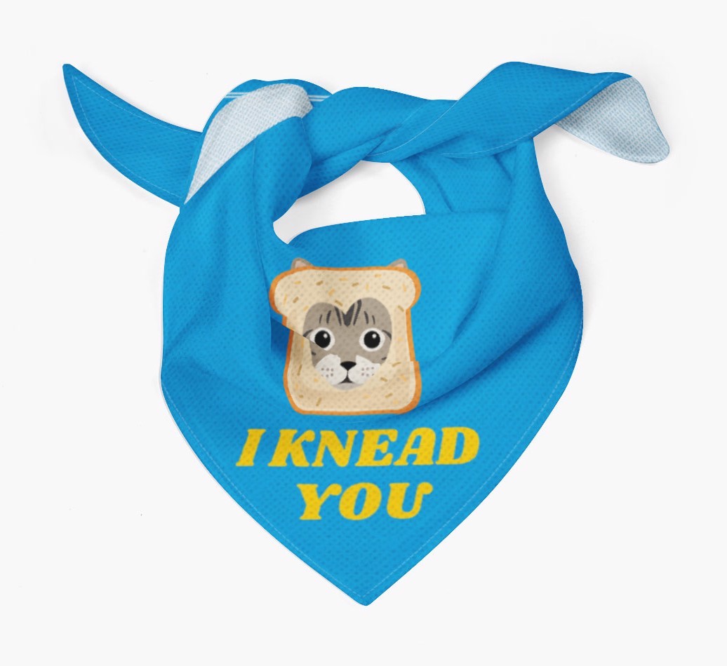 'Knead You' - Personalised {breedCommonName} Bandana