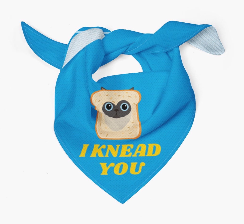 'Knead You' - Personalised {breedCommonName} Bandana