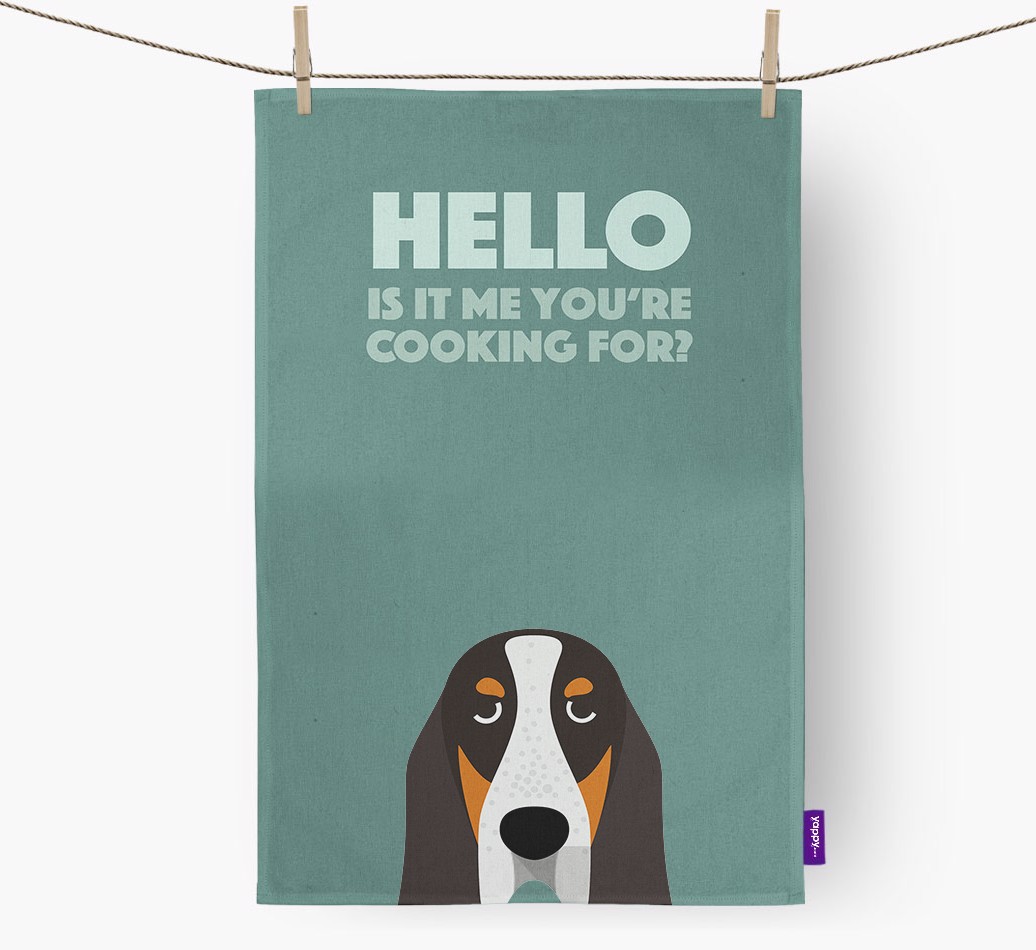 'Cooking For' - Personalized {breedFullName} Dish Towel