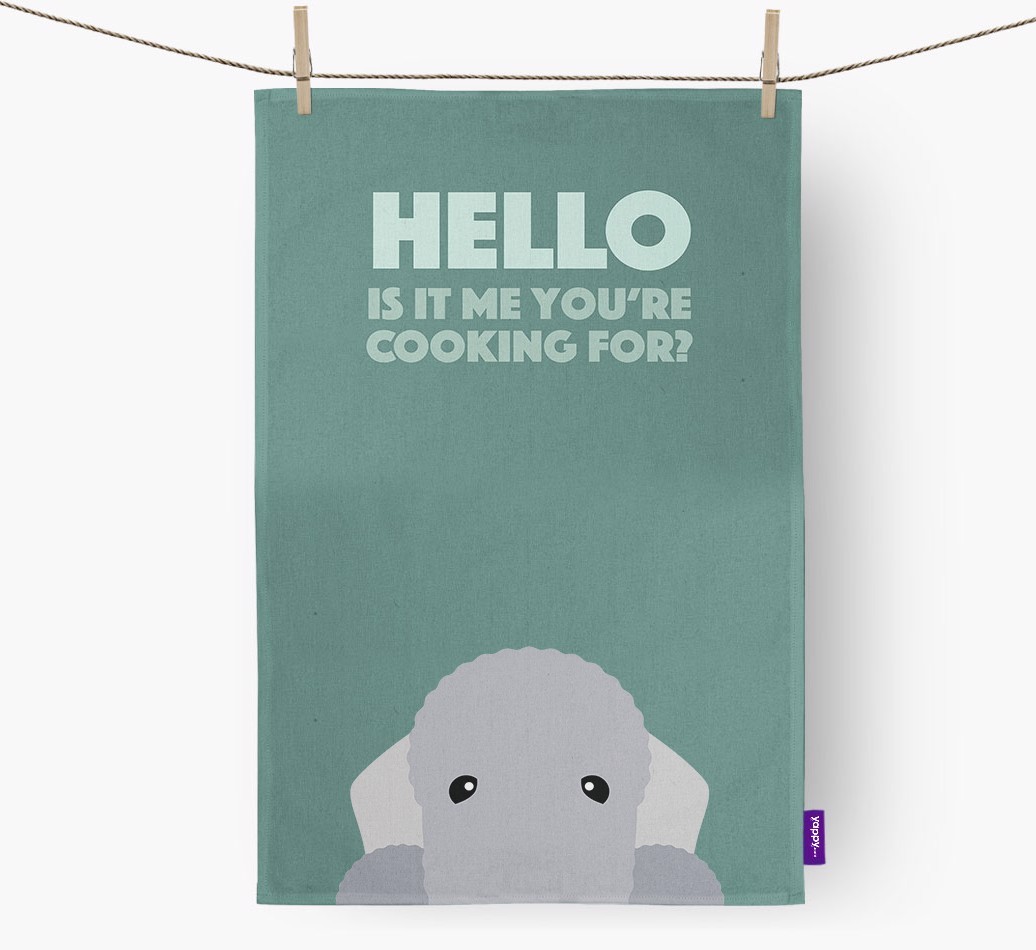 'Cooking For' - Personalized {breedFullName} Dish Towel
