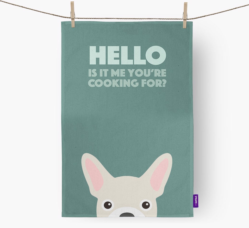 'Cooking For' - Personalized {breedFullName} Dish Towel