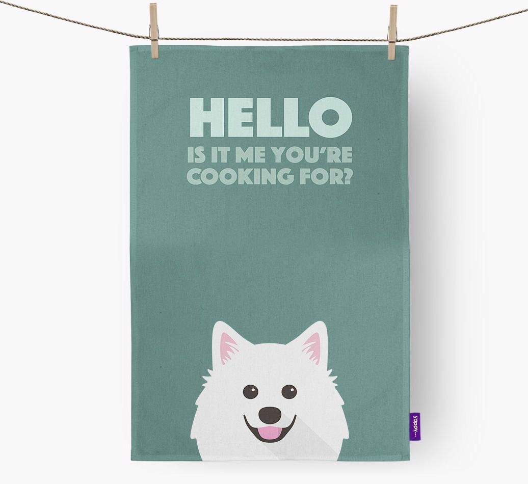 'Cooking For' - Personalized {breedFullName} Dish Towel