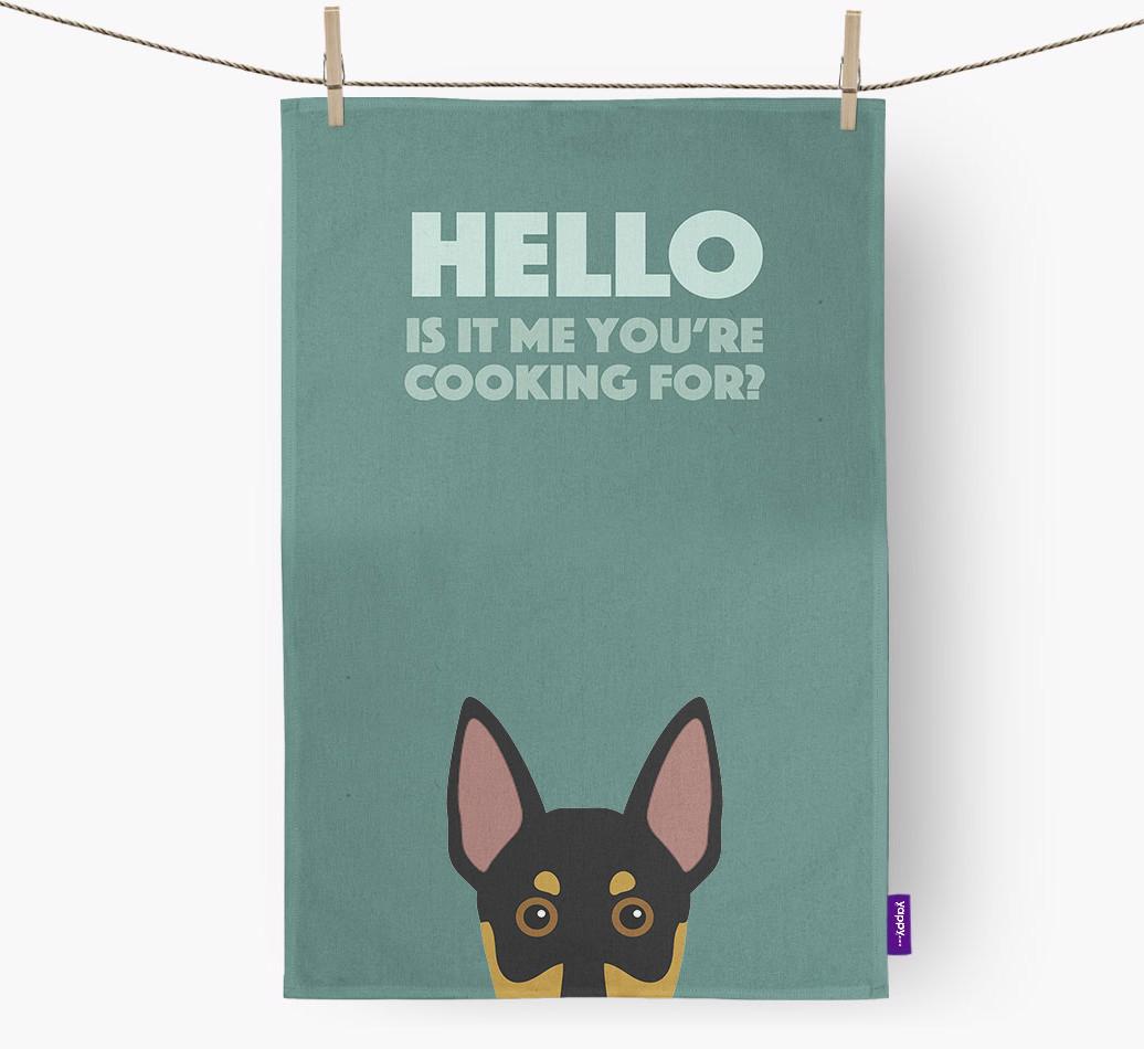 'Cooking For' - Personalized {breedFullName} Dish Towel