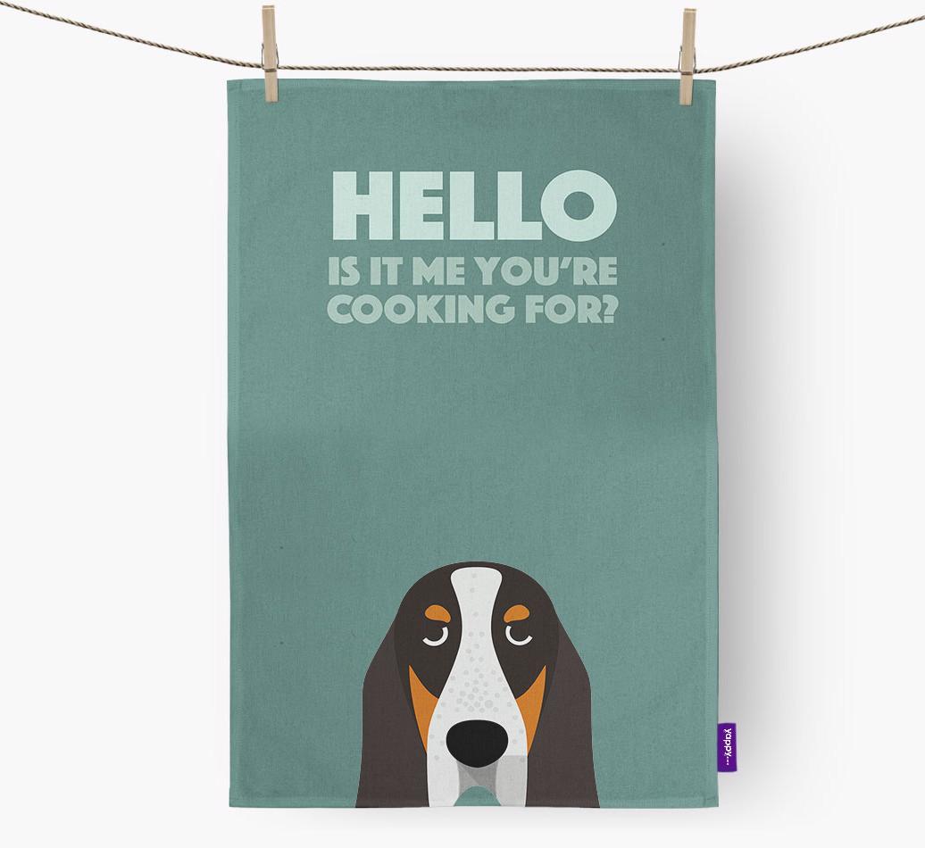 'Cooking For' - Personalized {breedFullName} Dish Towel