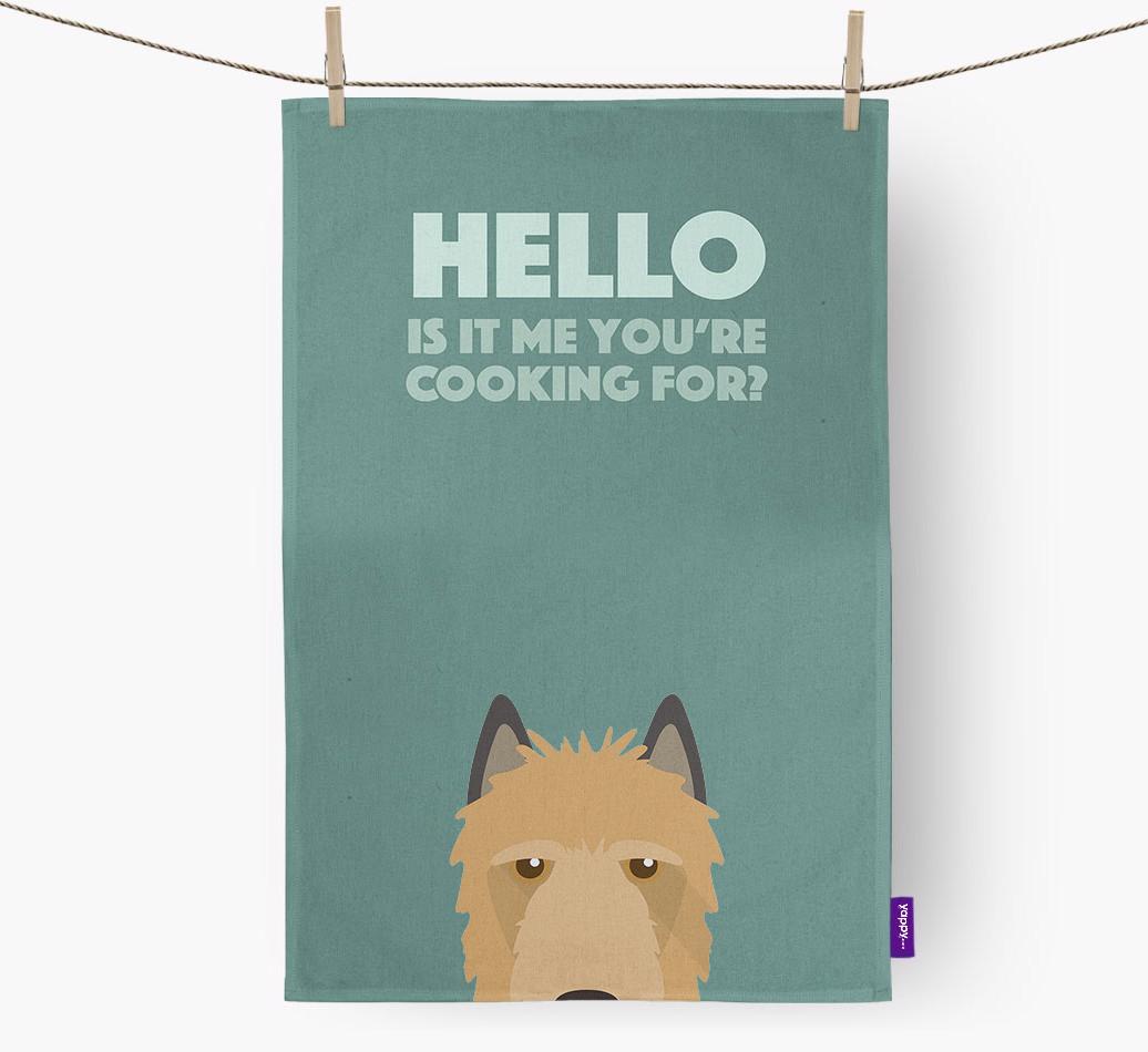 'Cooking For' - Personalized {breedFullName} Dish Towel