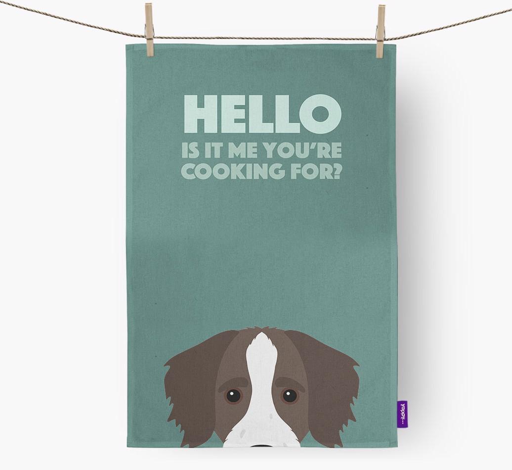 'Cooking For' - Personalized {breedFullName} Dish Towel