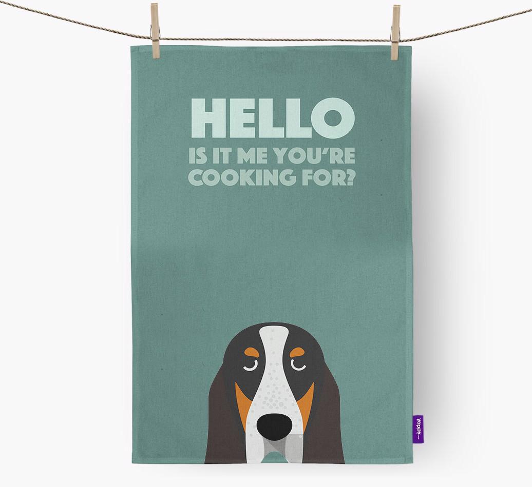 'Cooking For' - Personalized {breedFullName} Dish Towel