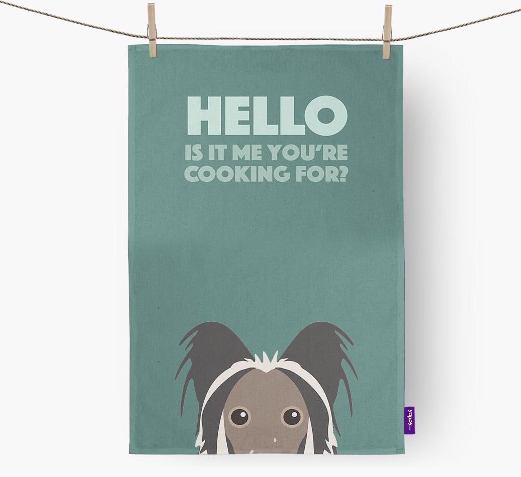 'Cooking For' - Personalized {breedFullName} Dish Towel