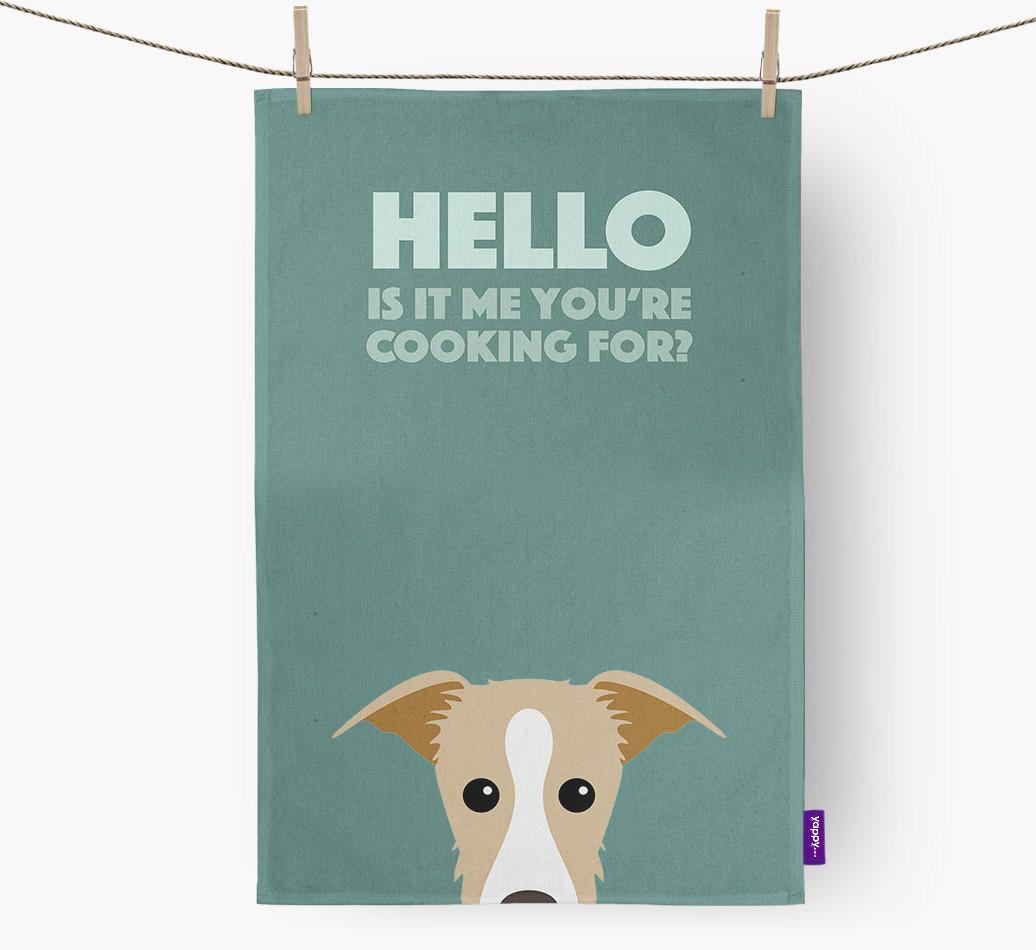 'Cooking For' - Personalized {breedFullName} Dish Towel