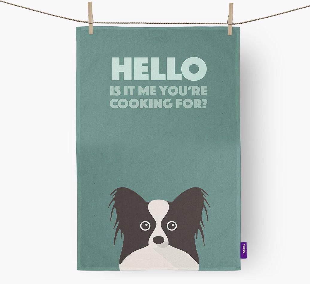 'Cooking For' - Personalized {breedFullName} Dish Towel