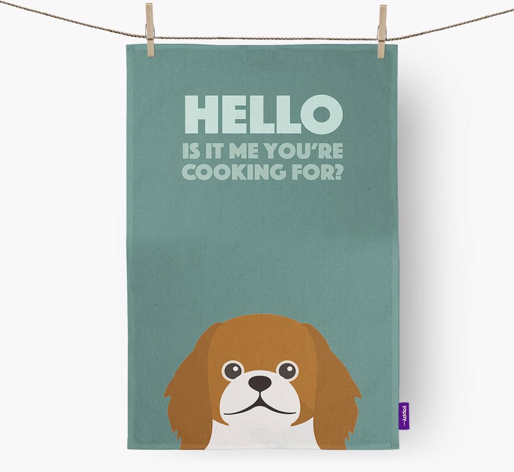 'Cooking For' - Personalized {breedFullName} Dish Towel