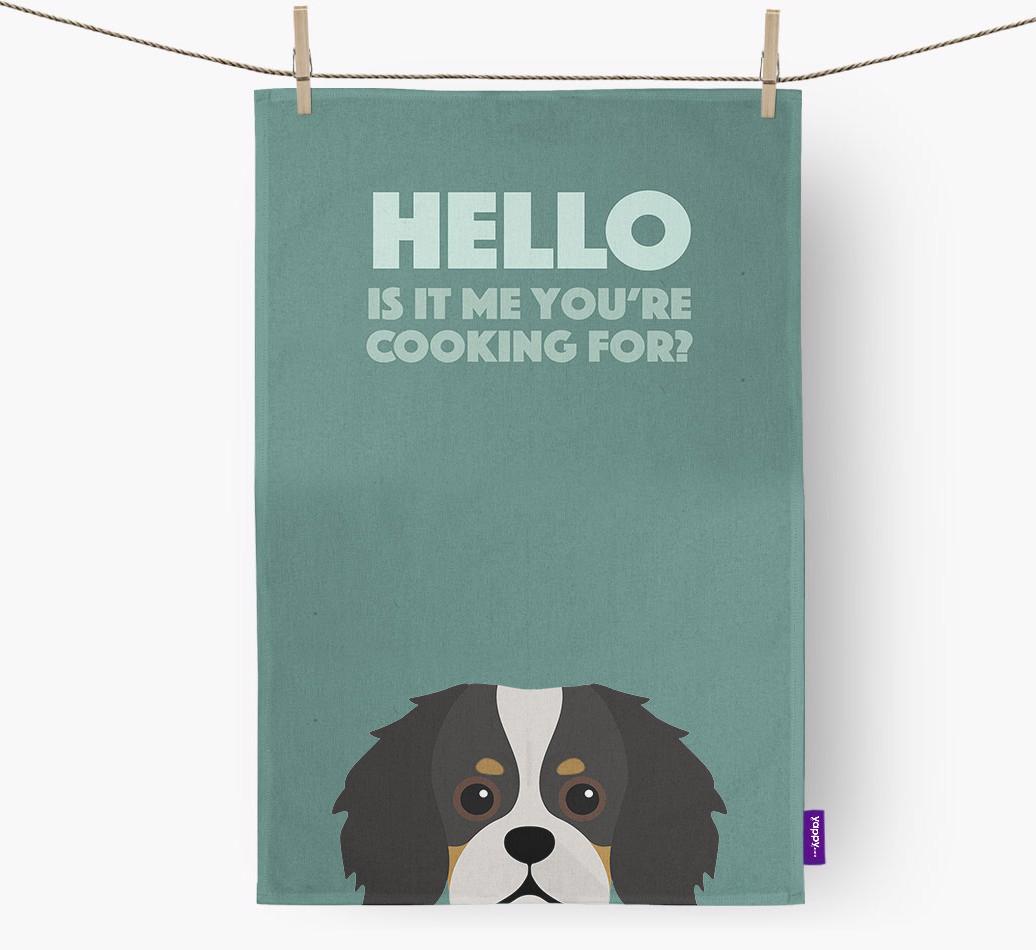 'Cooking For' - Personalized {breedFullName} Dish Towel