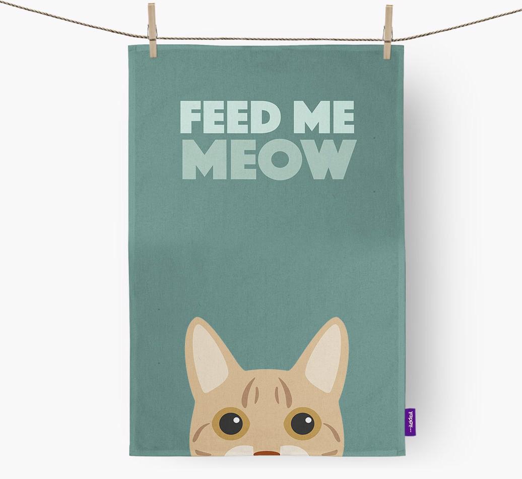 Personalised Australian Mist Tea Towels