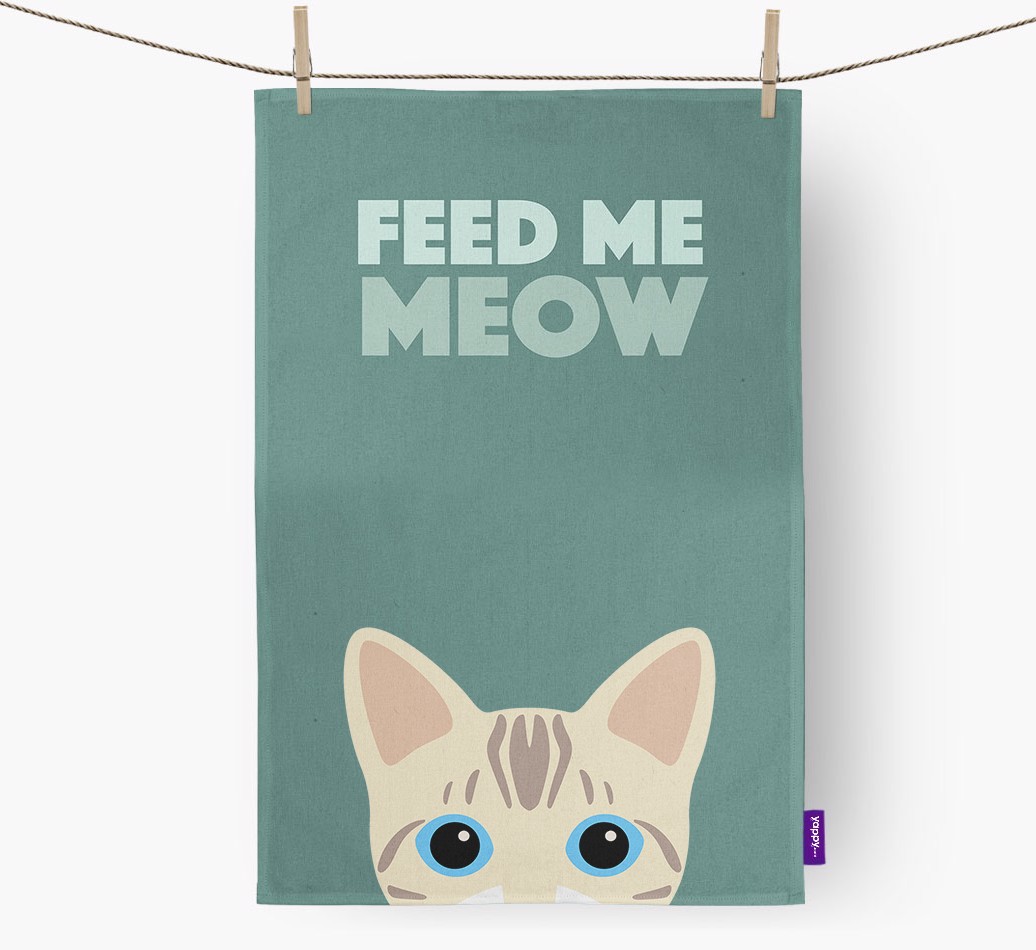 Personalized Bengal Dish Towels