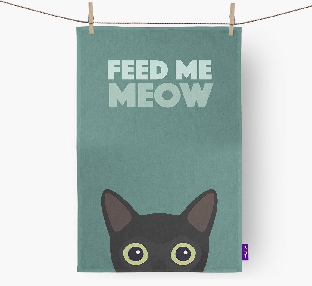 Personalized Bombay Dish Towels
