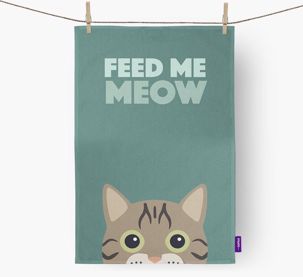 Personalised Manx Tea Towels