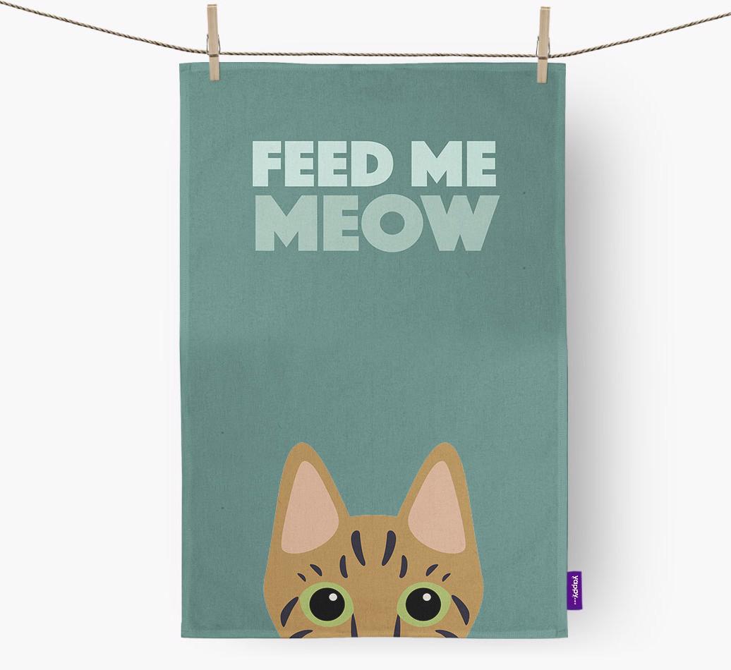 Personalized Savannah Dish Towels
