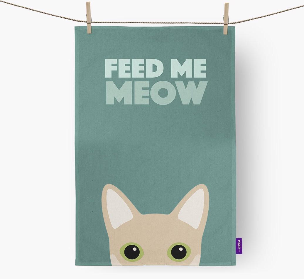 Personalized Singapura Dish Towels