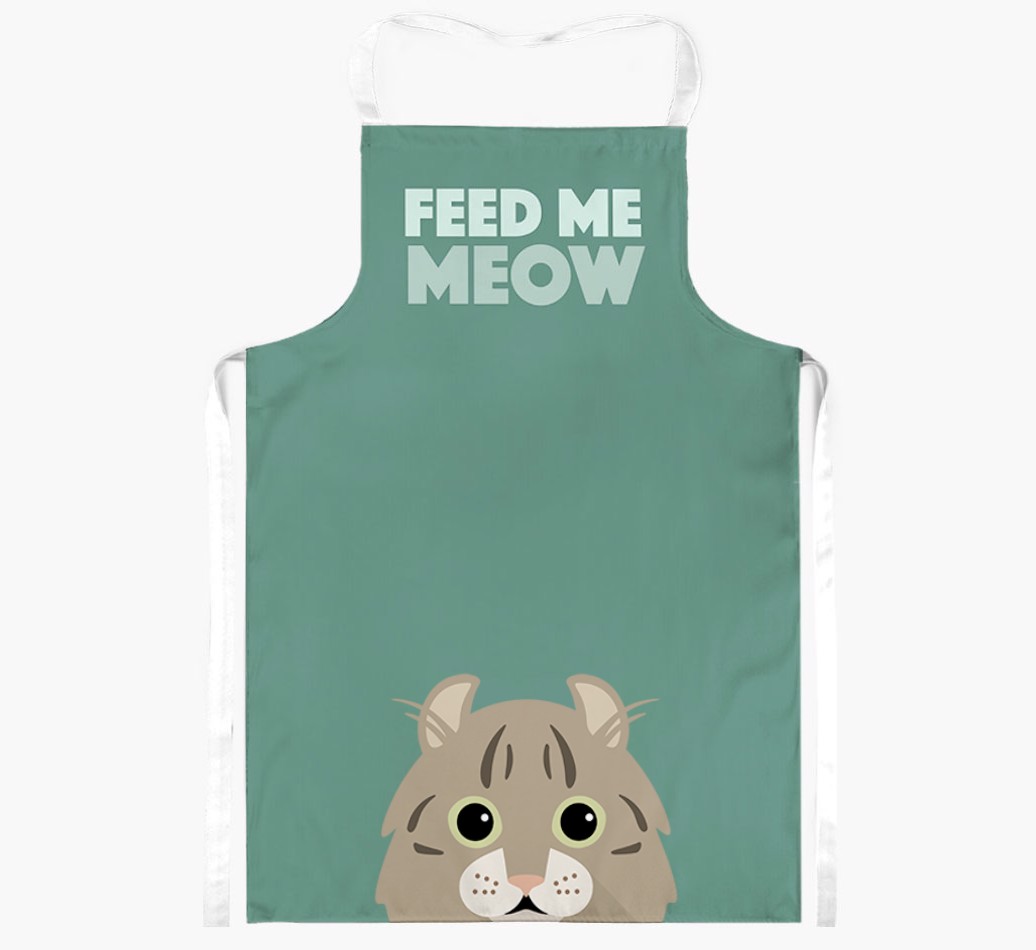 Feed Me Meow: Personalised {breedShortName} Apron