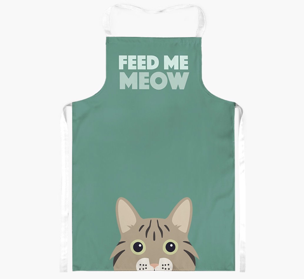 Feed Me Meow: Personalised {breedShortName} Apron