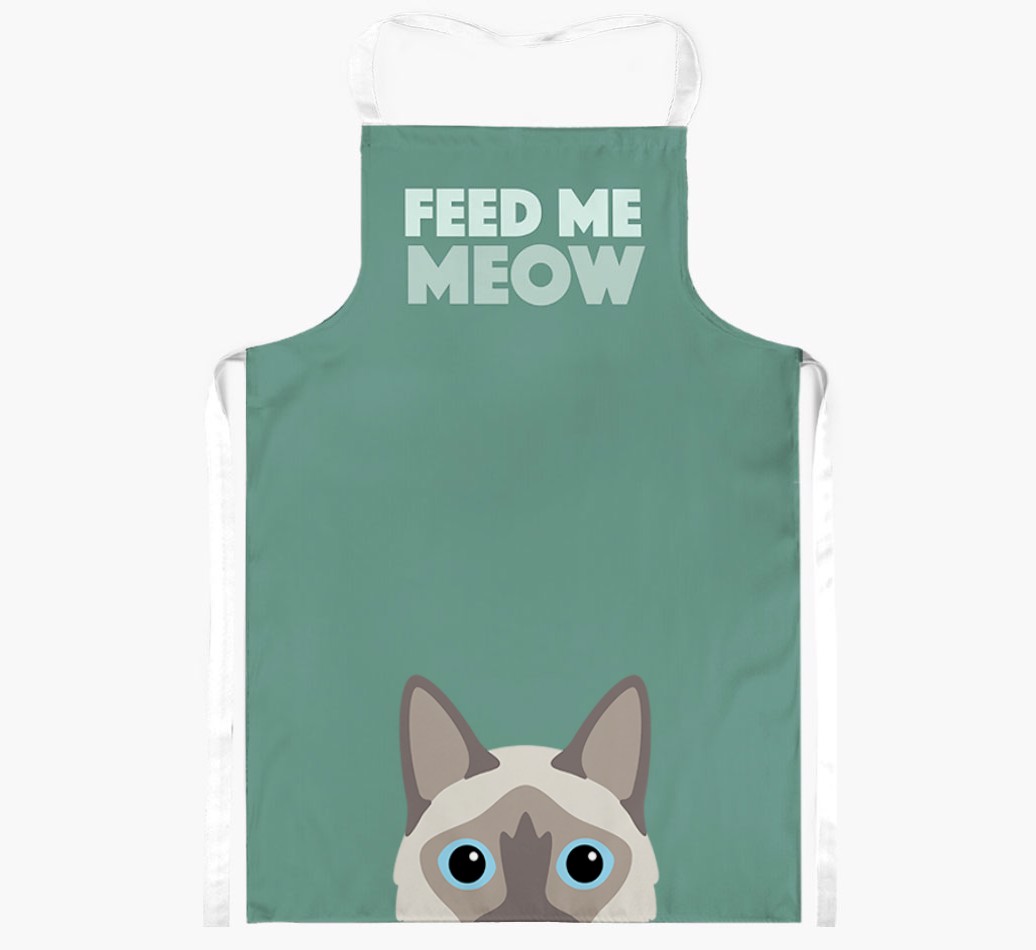 Feed Me Meow: Personalised {breedShortName} Apron