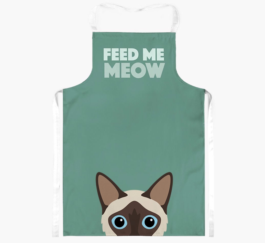 Feed Me Meow: Personalised {breedShortName} Apron