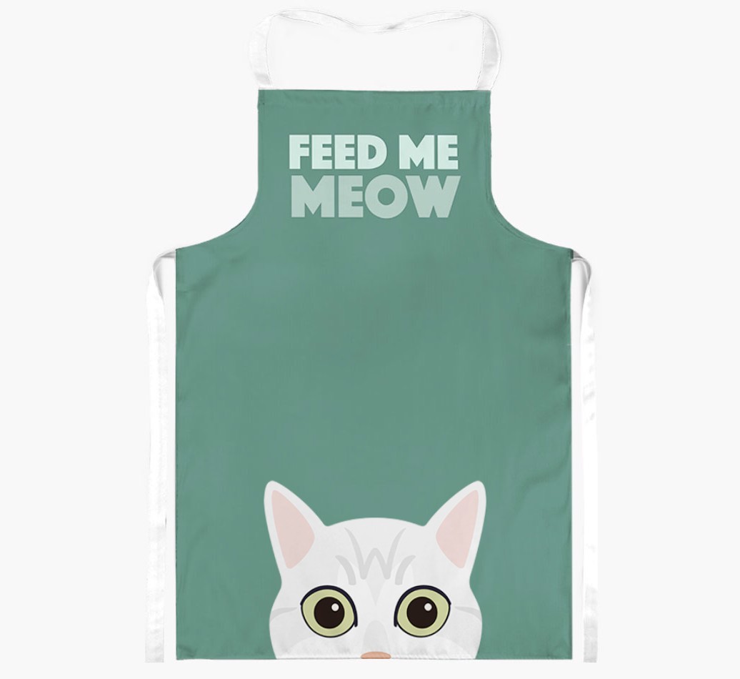 Feed Me Meow: Personalised {breedShortName} Apron