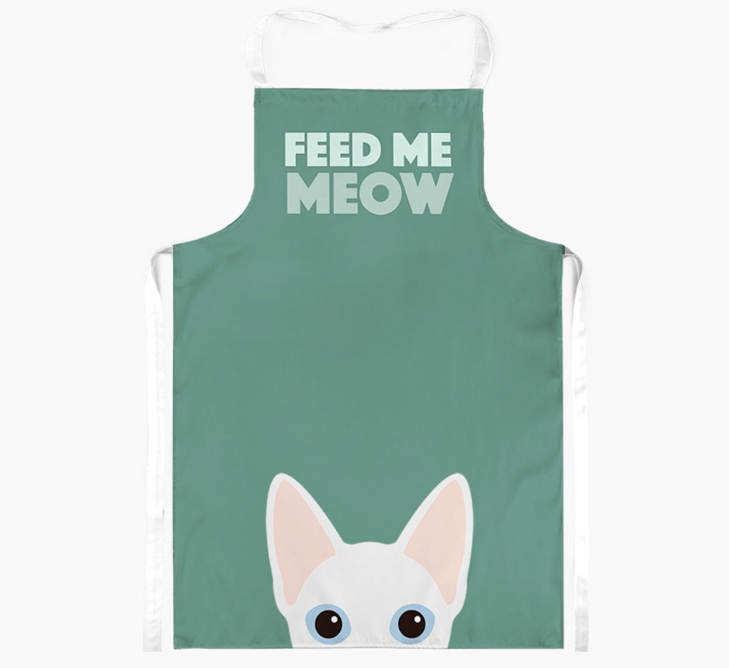 Feed Me Meow: Personalised {breedShortName} Apron