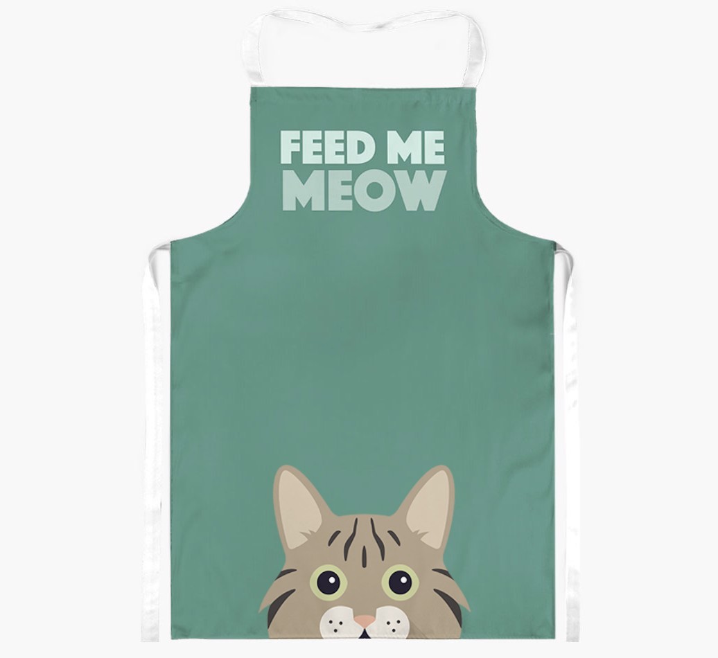 Feed Me Meow: Personalised {breedShortName} Apron