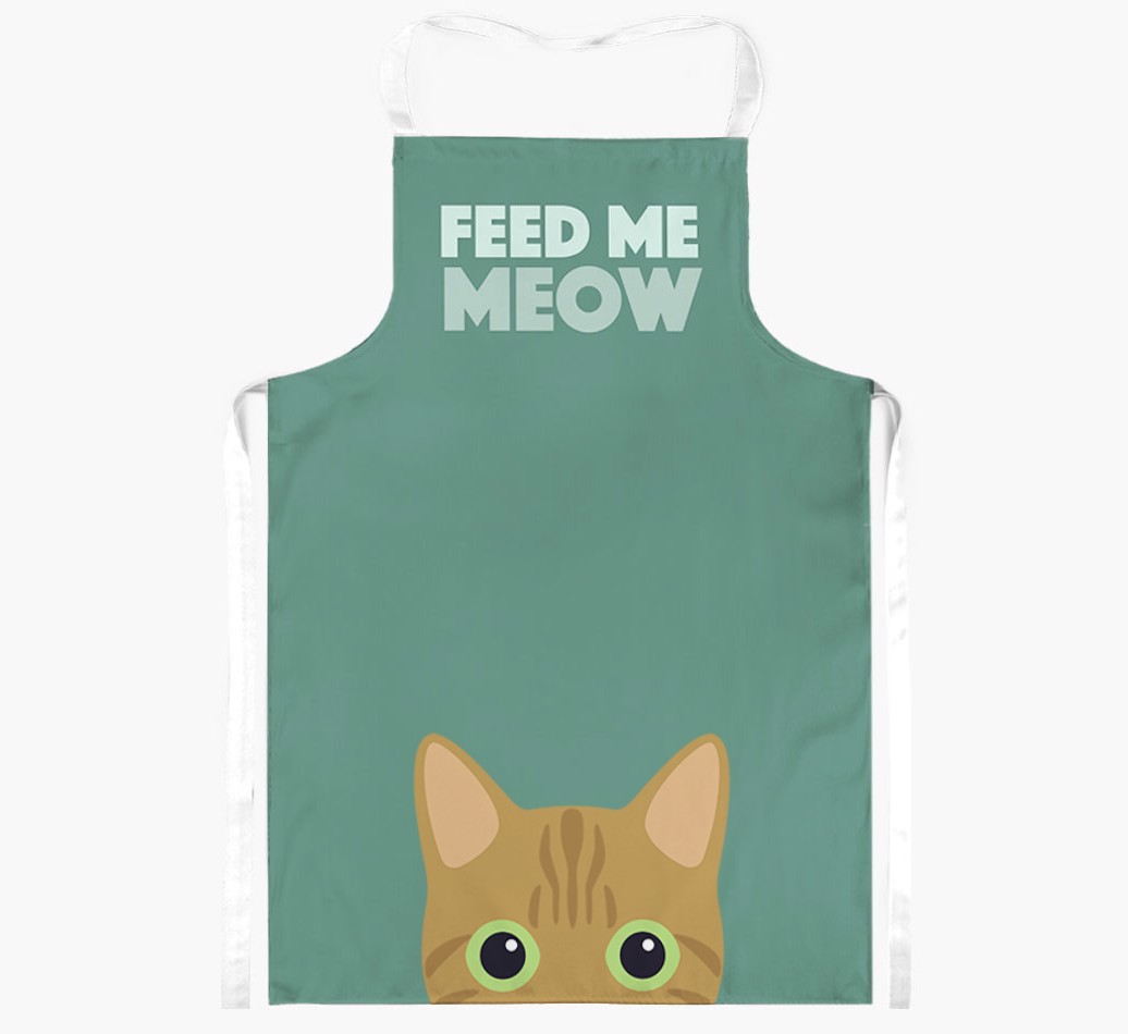 Feed Me Meow: Personalised {breedShortName} Apron