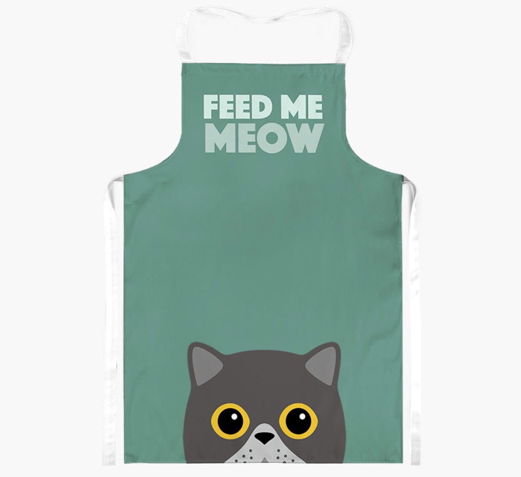 Feed Me Meow: Personalised {breedShortName} Apron