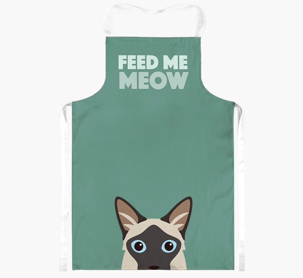 Feed Me Meow: Personalised {breedShortName} Apron