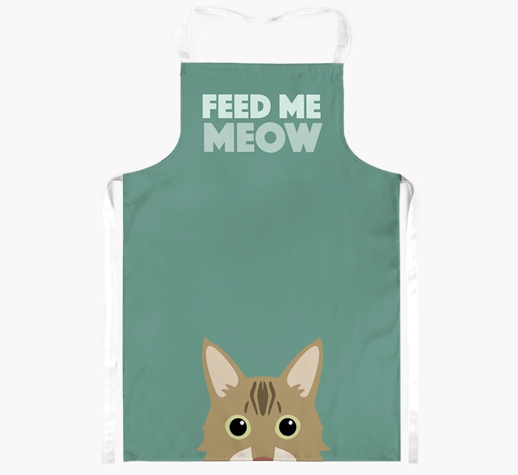 Feed Me Meow: Personalised {breedShortName} Apron