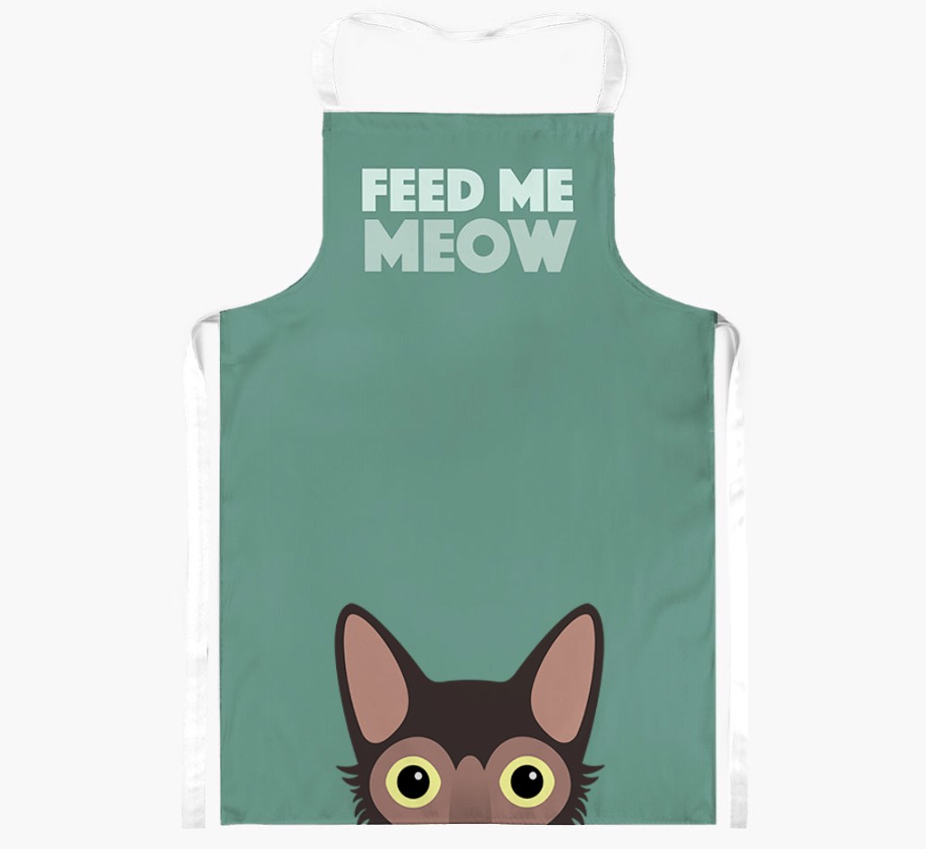 Feed Me Meow: Personalised {breedShortName} Apron